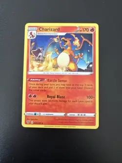 Pokemon Card Charizard 025/185 Vivid Voltage Non Holo Rare - Image 1