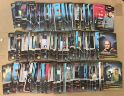 359 Total 1996 Fleer/Skybox Star Trek The Card Game CCG Starter Set/Lot - Image 1