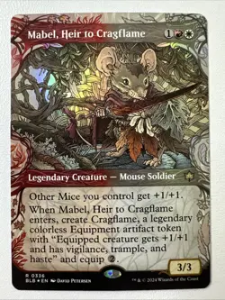 Mabel, Heir to Cragflame (Showcase) Bloomburrow Foil - Image 1