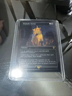 Mtg Diabolic Intent Foil (Borderless) Commander: the Lord of the Rings - Image 1