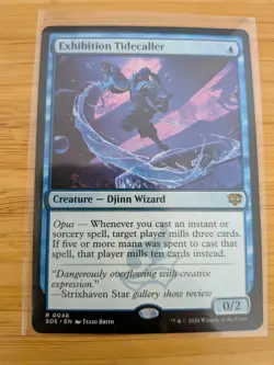 MTG Exhibition Tidecaller 0048 Secrets of Strixhaven M/NM Free UK P&P - Image 1
