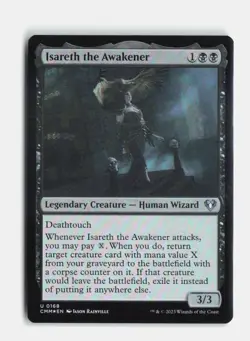 Isareth the Awakener 168 Foil Commander Masters MTG NM - Image 1