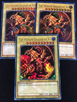 Yugioh The Winged Dragon of Ra LC01-EN003 Ultra x3 (NM) - Image 1
