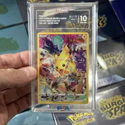 2023 Pokemon Pikachu SWSH Crown Zenith Secret Card 160/159 TAG 10 Gem Mint - Image 1