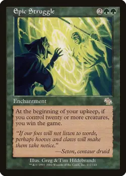 Epic Struggle 112 Rare Judgment Magic: The Gathering Heavily Played - Image 1