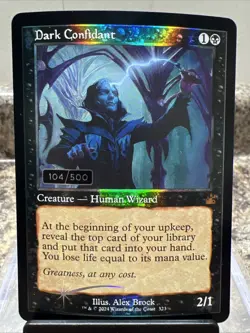 Dark Confidant - Serialized 104/500 - Ravnica Remastered RVR - MTG NM #ML - Image 1