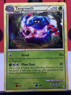Tangrowth 34/95 HGSS Call of Legends Regular Rare Pokemon Card LP - Image 3