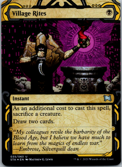 Village Rites Strixhaven: Mystical Archives NM Foil - Image 1