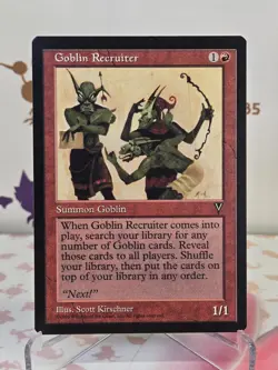 MTG - Goblin Recruiter - Visions - Magic The Gathering - Image 1