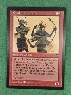 MTG - Goblin Recruiter - Visions - Magic The Gathering - Image 3