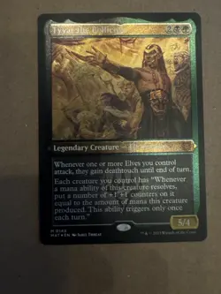 MTG Tyvar the Bellicose Etched Foil LP March of the Machine Aftermath English. - Image 1