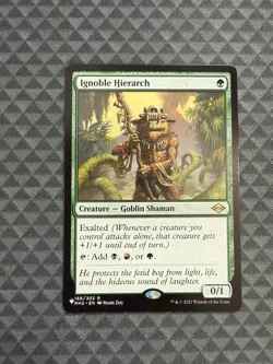 MTG Ignoble Hierarch #166/303 Rare *The List Reprints (LIST) - Image 1