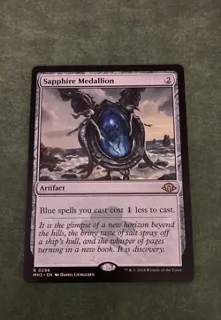 Sapphire Medallion Modern Horizons 3 Regular - Image 1