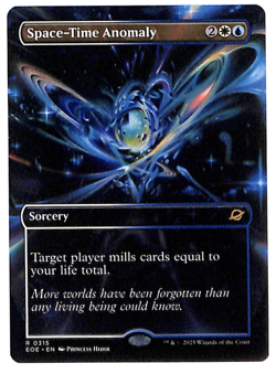 MTG Space-Time Anomaly BORDERLESS Non-Foil NM Edge of Eternities EOE #0315 Rare - Image 1