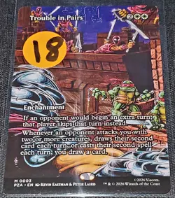 Trouble In Paris Borderless Magic Mtg Teenage Mutant Ninja Turtles Mythic - Image 1