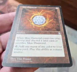 English Mox Diamond Stronghold Magic The Gathering Moderately Played - Image 4