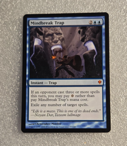 MTG - Mindbreak Trap - Zendikar 57/249 - Regular Mythic Rare NM/MINT Magic - Image 1