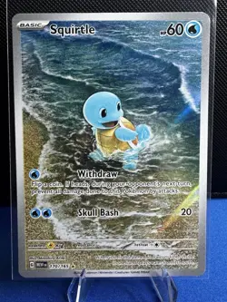 Pokemon TCG Squirtle 170/165 Scarlet & Violet 151 Illustration Rare NM - Image 1