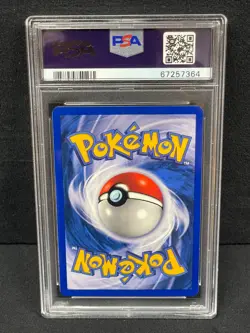 1999 POKEMON GAME BASE SHADOWLESS #102 WATER ENERGY PSA MINT 9 - Image 2