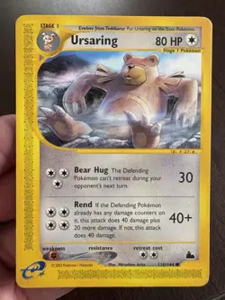 Pokemon TCG Ursaring Skyridge 110/144 Regular Card - Image 1