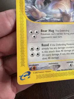 Pokemon TCG Ursaring Skyridge 110/144 Regular Card - Image 4