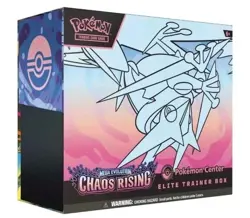 Chaos Rising Pokemon Center ETB Elite Trainer Box Pokemon PRESALE - Image 1