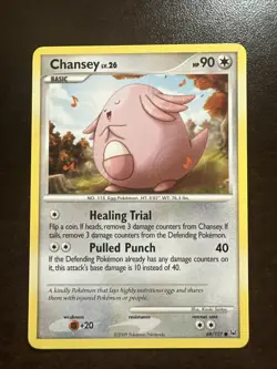 Chansey 69/127 Light Damage Pokemon TCG Platinum - Image 1