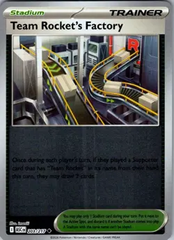 TEAM ROCKET'S FACTORY 203/217 UC ASCENDED HEROES POKEMON NM/M - Image 1