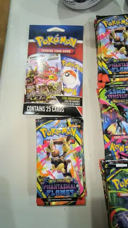Pokemon Sealed lot Mega Evolution Surging Sparks Phantasmal Flames Pokeball - Image 5