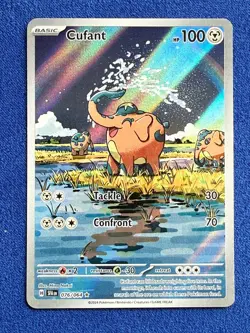 Pokemon Cufant 076/064 Sv: Shrouded Fable Rare Basic Holo EN - Image 2