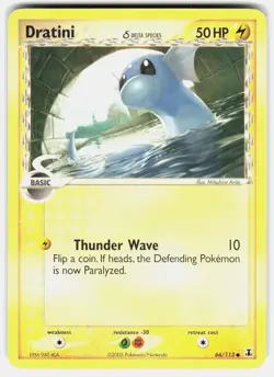 Dratini 66/113 Common Delta Species Pokemon Lightly Played - Image 2