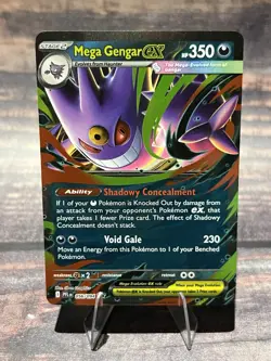 Mega Gengar ex 056/094 Double Rare Me02: Phantasmal Flames Pokemon Card - Image 1