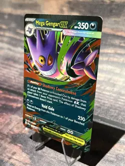 Mega Gengar ex 056/094 Double Rare Me02: Phantasmal Flames Pokemon Card - Image 3