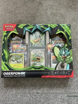 Pokemon TCG Ogerpon EX Premium Collection Box Brand New & Sealed - Image 1