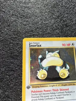 Pokemon TCG Snorlax Jungle 1st Edition Holo Rare 11/64 1999 WOTC 90HP - Image 3