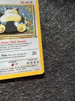 Pokemon TCG Snorlax Jungle 1st Edition Holo Rare 11/64 1999 WOTC 90HP - Image 5