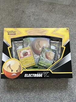 Pokemon TCG Hisuian Electrode v Box Collection, New Sealed - Image 1