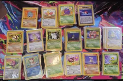 Complete 1st Edition Common Jungle set 1999 Pokemon Cards Pikachu Cubone Eevee - Image 1