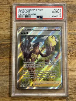 GRADED PSA 10 2023 Pokemon JPN.SWSH FA/Grant Crown Zenith #GG62 - Image 1