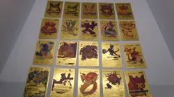 Pokemon 55pcs Gold Foil Pack Trading Cards Good Condition - Image 3