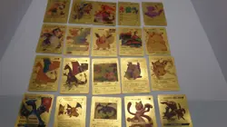 Pokemon 55pcs Gold Foil Pack Trading Cards Good Condition - Image 4