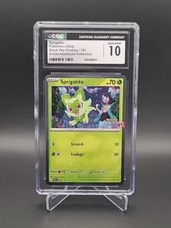 Pokemon Sprigatito 191 Black Star Promo Grand Adventure Collection Pokemon TCG - Image 1