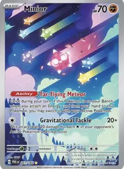 Minior - 201/182 - Pokemon Paradox Rift Illustration Rare Card NM - Image 1