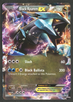 Pokemon TCG: Black Kyurem Ex 95/135 Plasma Storm Ultra Rare - Image 1