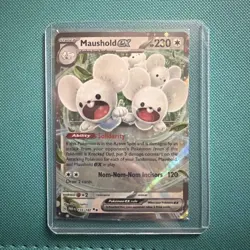 Pokemon TCG Maushold EX Paradox Rift Card 155/182 sealed - Image 1