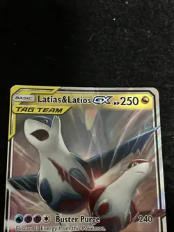 Pokemon Latias & Latios GX 113/181 Team Up TAG TEAM Ultra Rare Holo NM - Image 2