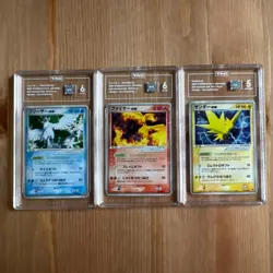 Pokemon TAG 2004 Play Japanese Articuno EX Moltres EX Zapdos EX Holo Promo Lot - Image 1
