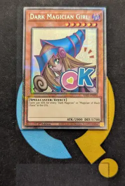 RA05-EN084 Dark Magician Girl Variant Art Starlight Rare 1st Ed YuGiOh - Image 1