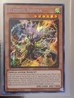 Yugioh BLZD-EN014 Elfnote Regina Secret Rare 1st Ed NM - Image 1