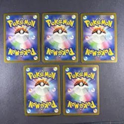 Pokemon 5-Card Lot Illustration/Art Rare Japanese Mega Dream ex Holo. NM - Image 2